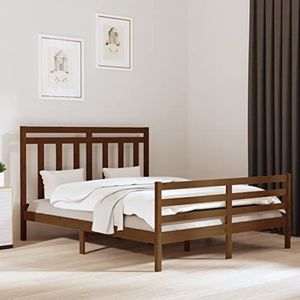 Prolenta Premium - Bedframe van massief grenenhout, honingbruin, 160 x 200 cm