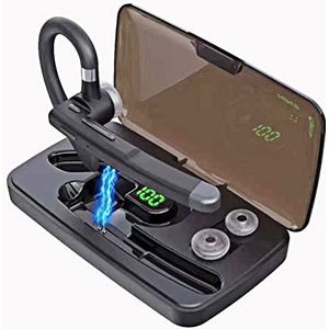 Zakelijke Bluetooth-hoofdtelefoon, V8 Zakelijke Bluetooth-hoofdtelefoon, Draadloze handsfree stereo-oortelefoon met microfoon, Ruisonderdrukking oortelefoon