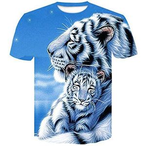 T Shirt Men/Women 3D Animal T-Shirt Lion King T Shirt Digital Print Designed Stylish Summer Sports Short Sleeves Tops-8_Xl