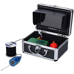 Onderwaterviscamera, 7 inch monitor 100 0TVL Viszoeker onderwater vissen videocamera 15 infrarood LED 15 wit LED Waterdichte viszoeker(F007MD-2L-15M)