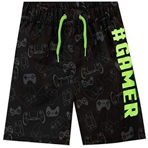 Harry Bear Jongens Zwembroek Gamen Zwart 116