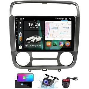 Android 13 Autoradio 9 Duim Touch Display Voor Honda Stream 1 2000-2006 Met Draadloze Carplay Android Auto/4G WiFi/FM RDS DAB+/Buletooth/Bediening op het stuur + Camera en DVR(A,NF-7)