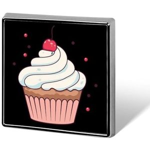 Cartoon Cup Cake Pin Badge Vierkante Identiteit Pins Broches Knop Badges Voor Hoeden Jassen Decor