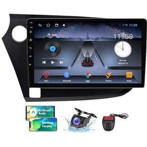 Android 13 9 Inch 2 Din QLED Autoradio Voor Honda Insight 2 2009-2014 - Camera DVR GRATIS - Steun Carplay Android Auto DSP Stuurwiel FM RDS DAB WIFI 4G Bluetooth 5.0 Split-Screen(LHD,NF-2)