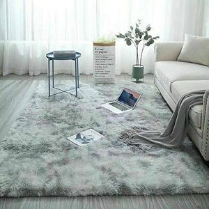 CATALPA BLUME Tapijt in zilvergrijs hoogpolige shaggy tapijten langpolig woonkamer onderhoudsvriendelijk 160x230cm