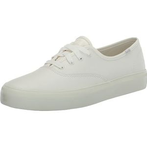 Keds Champion Gn Sneaker voor dames, Wit leder, 40 EU