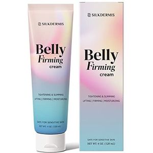 B Flat Belly Firming Cream - huidverstevigende en cellulitiscrème voor buik, dijen en billen, hydraterende verstevigende lotion met krachtige natuurlijke ingrediënten, 120 ml