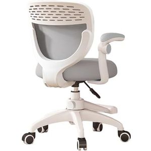 Kinderbureau En Stoel Op Wielen, Kindercomputerbureau En Stoel Met Opklapbare Arm, In Hoogte Verstelbare Kinderstudeerstoel, Ergonomisch (Color : Gray)