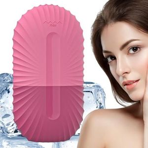 Gezichtsijsrol, herbruikbare koeling siliconen ijsblokjesroller, ijsvorm contour, whitening gezicht beauty roll, gezichtsmassager voor