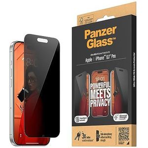 PanzerGlass Ultra-Wide Fit Apple iPhone 15 Pro Privacy Screenprotector Glas