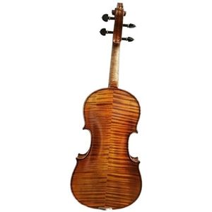 Viool Muziekinstrument Alle Europese Sparren Handgemaakte Viool Sterke Toon Vernis Viool 4/4 3/4 1/2 Professionele Roodbruine Viool (Color : 1/2)