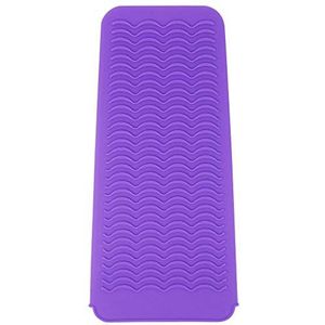 Krultang Siliconen Mat Hittebestendige Krultang Pouch Haar Stijltang Pad Hot Hair Tool, Paars