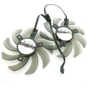 FDC10H12S9-C DC12V 0,35A 4-pins 86 mm VGA-ventilator voor GEFORCE GTX1080 GTX1070 GTX1060 grafische kaartkoelventilator(FDC10H12S9-C-Gray)