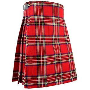 Royal Stewart Heren Kilt Schotse ruit Kilts Hoogland partij trouwjurk, W34