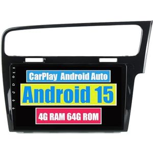 RoverOne Auto Stereo CarPlay Hoofd Unit voor Volkswagen Golf 7 2012-2020 Android Auto Touchscreen Sat Navi Bluetooth WiFi Radio Speler