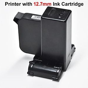 Handbediende Printer, Mini Handheld Printer Mobiele WiFi Inkjet Printpen Draagbare printers met permanente inkjetmarkering for productiedatum, logo Altijd Afdrukken(Printer Set (12.7mm))