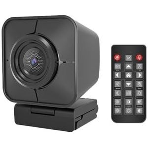 AIRYSSFU Webcams, 4K 12MP streaming webcam, pc-camera met dubbele microfoons, webcamera