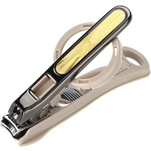 Nikou Nagelknipper - teennagelsnijder roestvrij staal grote nagelsnijder cutter trimmer met vergrootglas manicuregereedschap