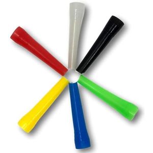 EKNA Hygiënische mondstukken voor shisha 100 stuks, afzonderlijk verpakt, kleurrijk gemengd