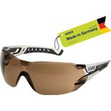 Uvex - Pheos NXT - Veiligheidsbril - Wit/Zwart - Polycarbonaat - Condensvrij