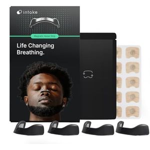Intake Ademhalingsneusstrip starterkit (15 stuks, zwart) - Verhoog de zuurstofopname, vermindert snurken, verbetert de slaapkwaliteit - zweetbestendig, huidveilige neusstrips - extra sterkte