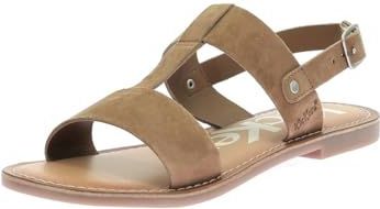 KICKERS - Dines - Sandalen - Kastanje - Leer