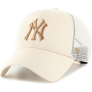 '47 MLB New York Yankees NY Basecap Branson Natural Trucker Cap, natuurlijk, Eén maat