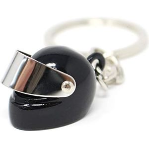 VmG-Store Sleutelhanger voor motorhelm met klapvizier, zwart, S