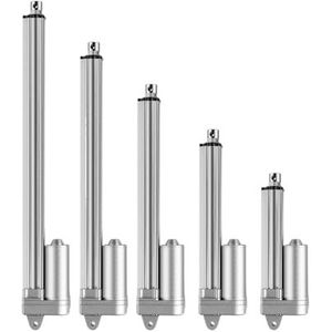 Lineaire aandrijving, lineaire aandrijving, 12 V, 24 V, IP65, 3000 N, hub 50-500 mm, deur, motorisering van de deur 150 mm/s (3000N 5 mm, stroom 450 mm/12 V)