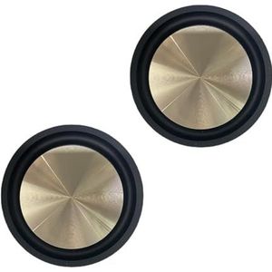 2Pcs Muziek Bas Diafragma Passieve Radiator Speaker Reparatie Deel 90mm Speaker