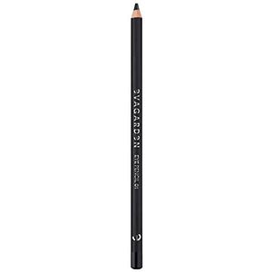 Evagarden Oogmake-up Pencil - Oogmake-upstift nummer 1, zwart, 1 stuks (1 x 1 stuks)
