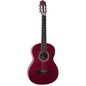 Dimavery 26241011 AC-303 klassieke gitaar, rood