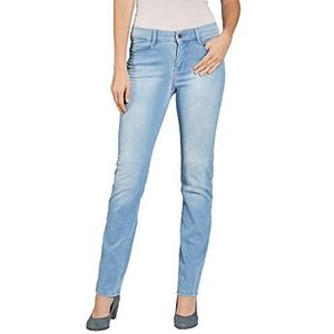 Mac Dream Jeans voor dames, straight leg, blauw (Basic Bleached Blue D491), 38W x 32L