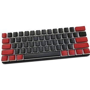 Pudding Keycaps,61 Keycaps PBT Keycaps Volledige Key Set Dubbele Shot PBT Gaming Keycaps voor MX Cherry Mechanisch Toetsenbord (alleen Verkoop Keycaps)