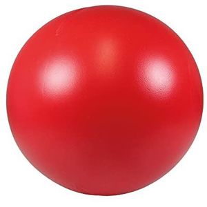 Schecker Hondenspeelgoed - drijfbal in rood voor honden van hard plastic ca. 25 cm