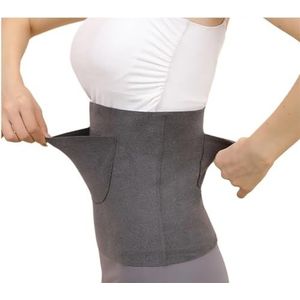 Buik-weg-gordel, Katoenen Buiksteunriem Unisex Buiksteunriem Met Twee Zakken Buik Trainers(G,XXL)