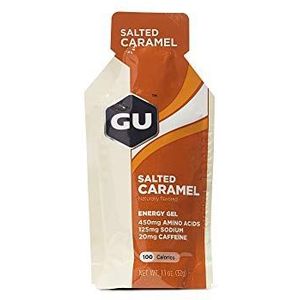 GU Energy Gel, Salted Caramel (zoutkaramel), doos met 24 x 32 g