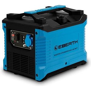 EBERTH - GG1-IS1000 - Inverter Stroomgenerator - Blauw - 1000 Watt - Geluidsarm