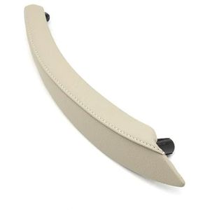 Auto-interieur Links Rechts Passagier Deurklink Lederen Cover Trim Voor B&MW X5 X6 E70 E71 E72 2007-2013 51416970238(Right Creamy)