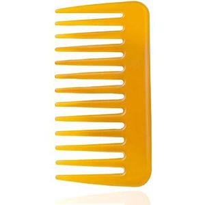 Mini brede tandenkam, kleine reisportemonnee, haarontwarrende kam baardkam voor krullend golvend haar, draagbare verzorgingskam, douchekam, reiskammen voor mannen en vrouwen, beste stylingkam voor