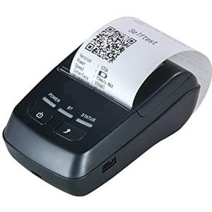Etiketprinters Ontvangstprinter Black Derect Thermal Printer USB Bluetooth-interface Gebruik commerciële express mini-draagbare printer
