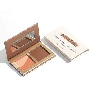Jecca Blac Correct and Conceal Medium Coverage Palette, Lightweight Long Lasting Formula, Medium To Full Coverage, Gender Neutral and LGBTIQA+ Inclusive Make Up, Dark 6.0, 12g