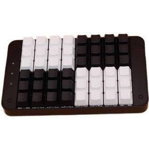 Voor 48 toetsen, mechanisch gamingtoetsenbord met één hand en Gateron-schakelaars(Red)