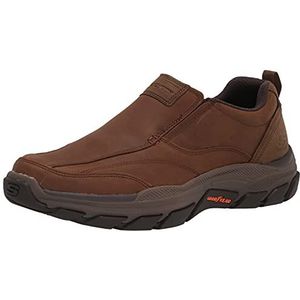 Skechers USA Men's Men's Respected-Lowry Goodyear Rubber Low Profile Bike Toe Slip On Loafer, Dsrt, 12