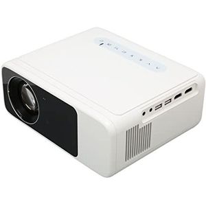 Draagbare Projector, 30 Tot 120 Inch Projectie Miniprojector Autofocus Spraakbesturing 1080P 4K voor op Reis