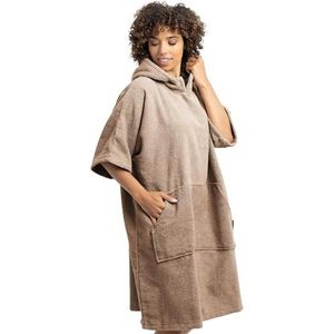 HOMELEVEL badponcho voor dames en heren - Strandponcho 100% katoen - Surfponcho volwassenen - In verschillende maten en kleuren