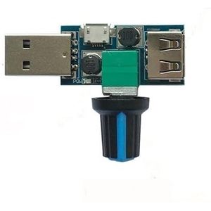 120 mm mini USB Koelventilator, router -fans, for DIY PC Koeler TV Box Wireless PlayStation, Silent Quiet DC 5V 120x120x2 5 mm w/ (Blade Color : Speed Controller)