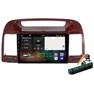 Bruin,M6 Pro1,Auto Stereo Android 14.0 Radio Sat Nav voor Camry XLE 2000-2006 GPS Navi 9'' Cartablet Multimedia Video Player FM BT Ontvanger met Carplay 4G 5G WiFi DSP SWC