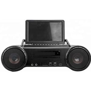 Reis-dvd-speler, Draagbare dvd-speler met analoge tv FM USB TF-kaartsleuf 9 inch home-dvd