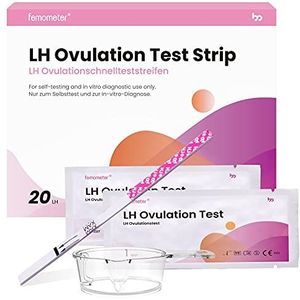 Femometer 20 ovulatietest, 25 miu/ml, optimale gevoeligheid met urineker